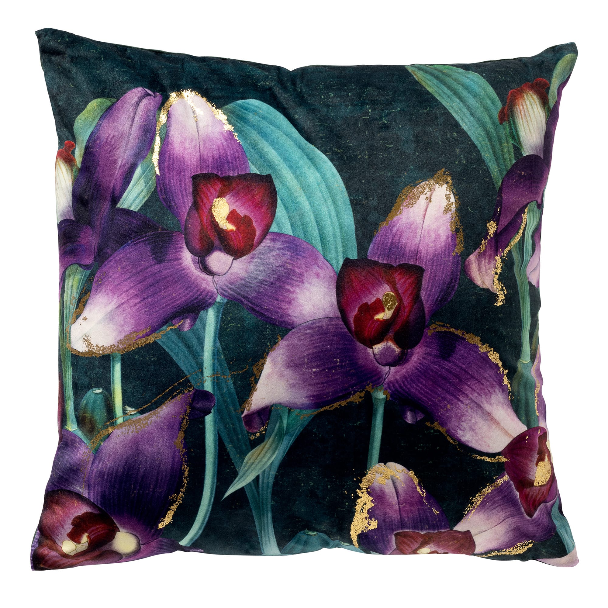 ORCHID - Sierkussen 45x45 cm - Mountain View - groen - mulitcolour