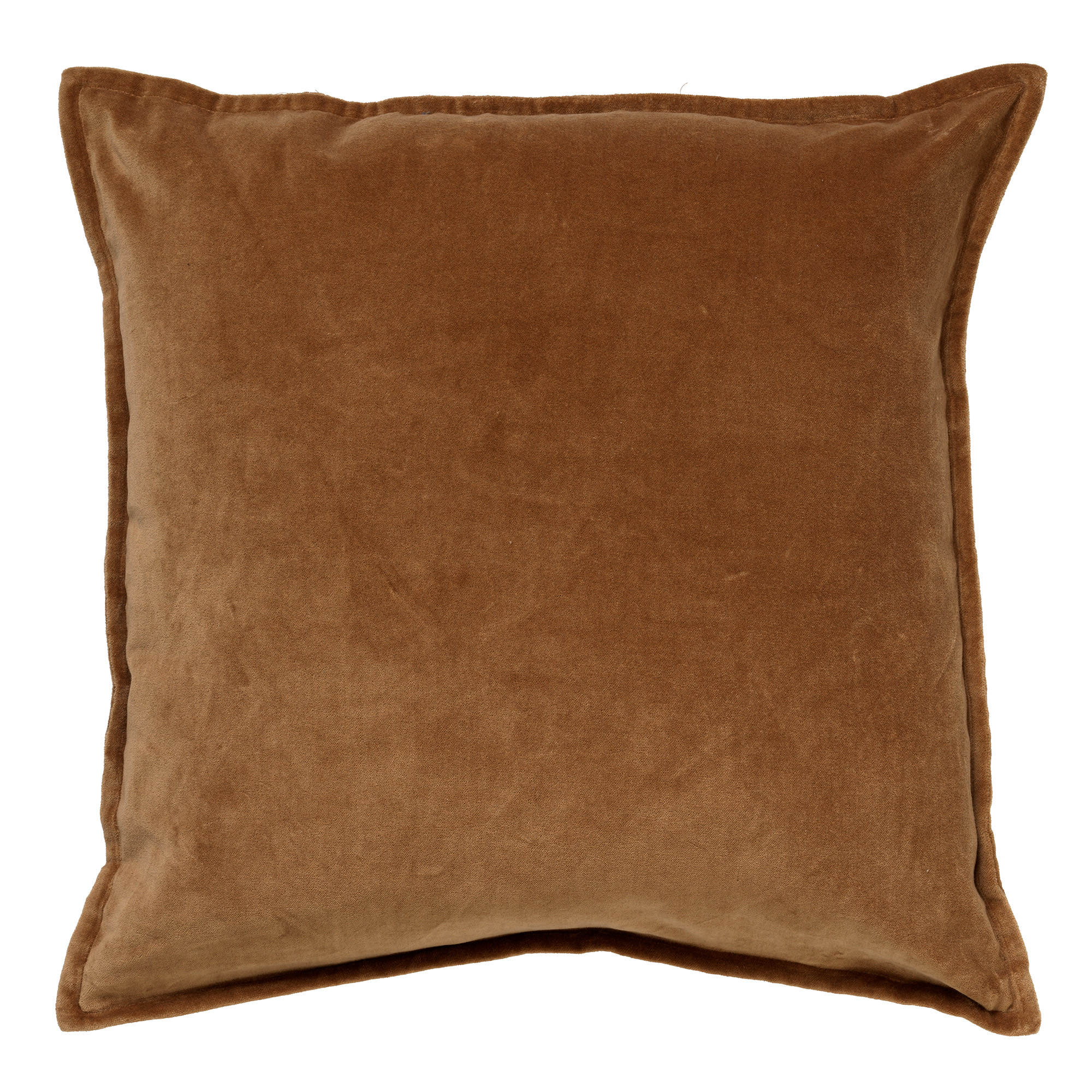 CAITH - Kussenhoes velvet 100% 50x50 cm - Brown bruin | KUSSENHOES DDL0212300578