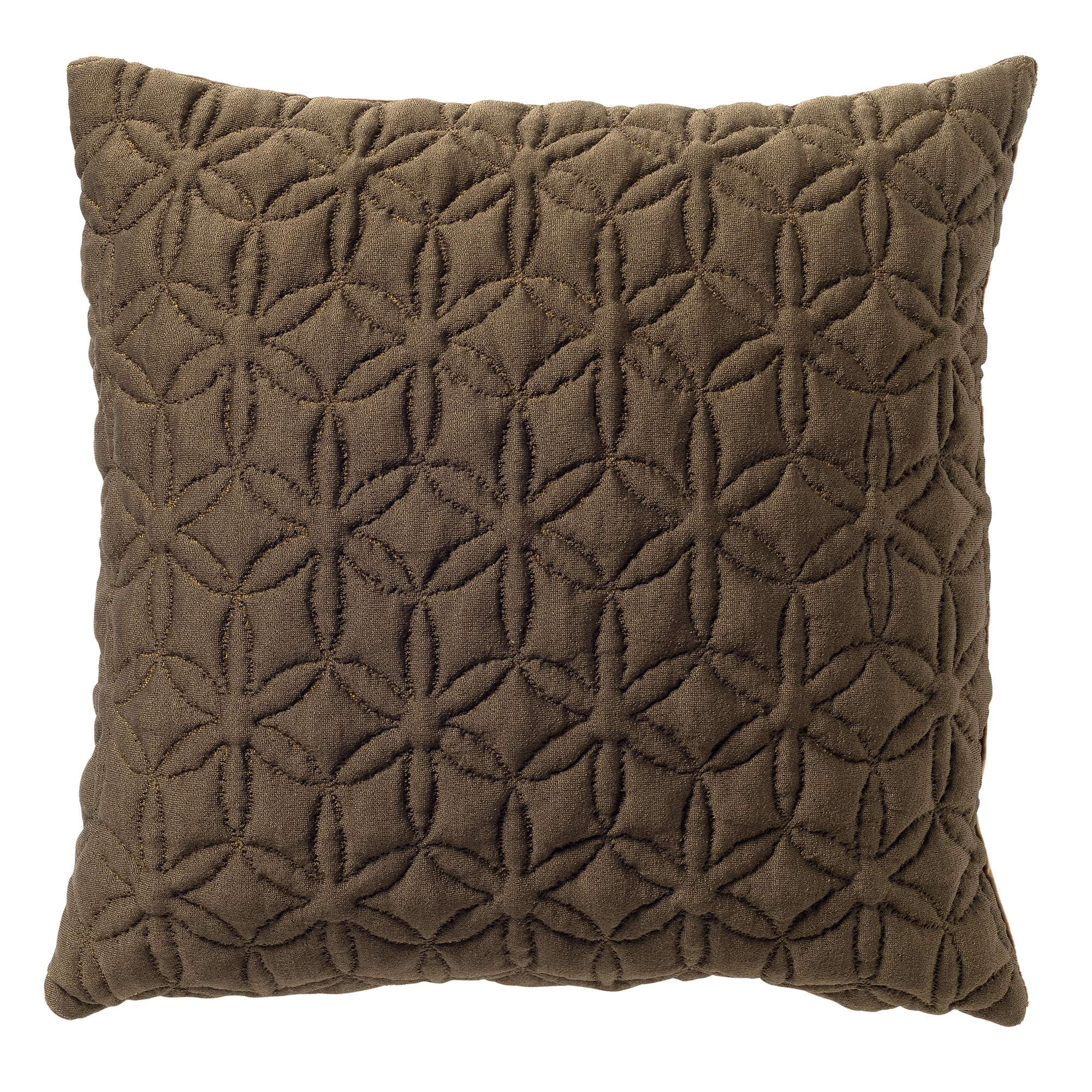 LIZZY - Sierkussen 45x45 cm - Military Olive - groen